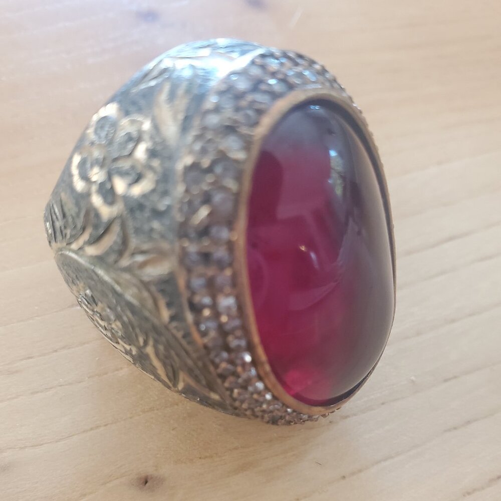 Rare Cocktail Ring, size 7.5 - 8